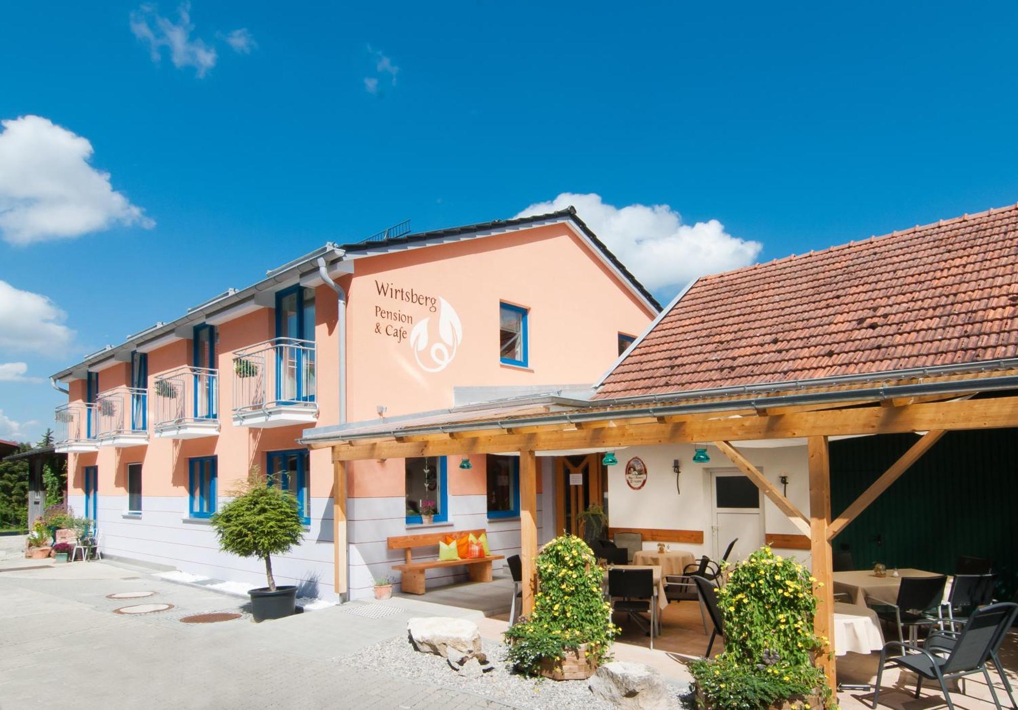 Wirtsberg Pension & Cafe Eching  Exteriör bild